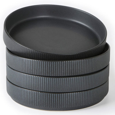 Stoneware Pasta Bowl Set (Set of 4)