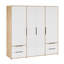 ORKNEY 4 Door Manufactured Wood Wardrobe