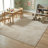 Michella Performance Transitional Modern Geometric Greek Key Beige Indoor/Outdoor Rug-1280875555