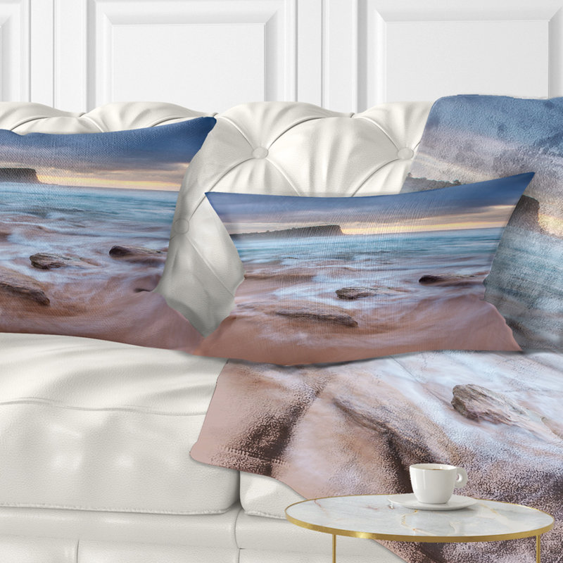 Housse et insert de coussin Bright Sea, Rectangle 12" x 20"