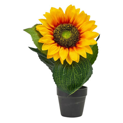 Artificial Sunflower in Pot
