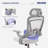 Nouhaus Ergonomic Office Chair High Back Adjustable Lumbar Support Headrest and Armrest, Comfy Desk Chairs Swivel Computer Gaming Chair Tilt Function-101367985