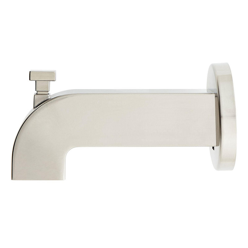Drea 5-5/8" Integrated Diverter Tub Spout, Brushed Nickel