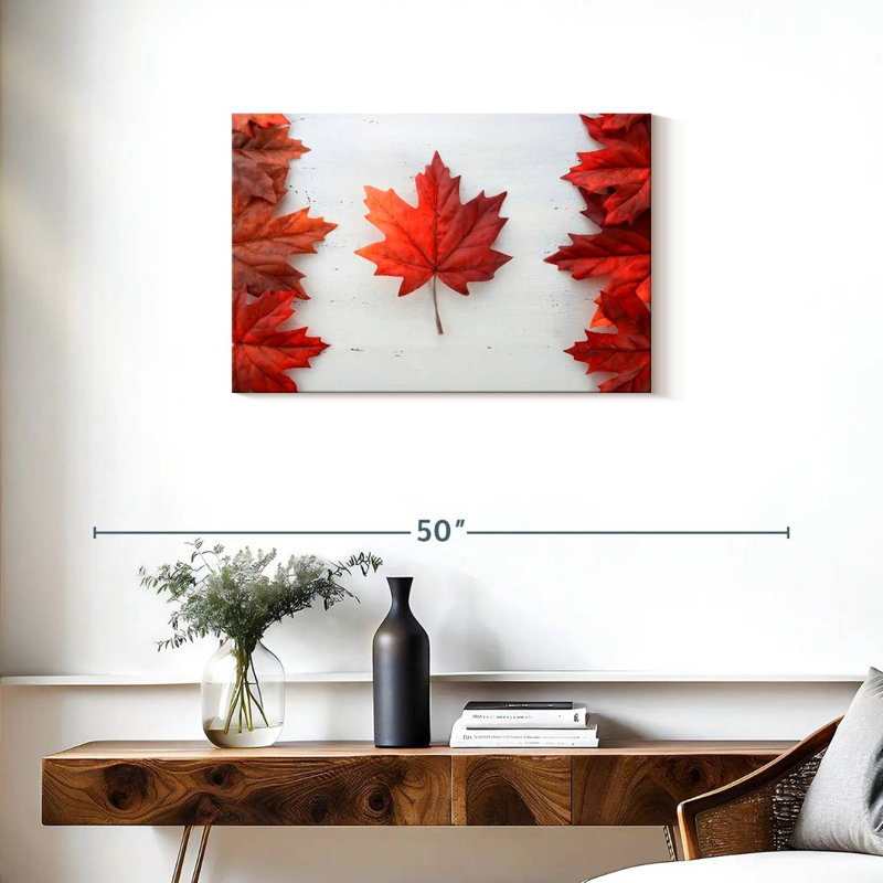 Borges Maple Leaf, 20" H x 30" W