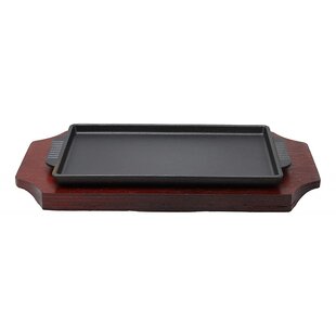 Cast Iron Fajita Pan Japanese Steak Plate Sizzler Pan with Removable Handle  - China Sizzling Pan and Sizzling Steak Plate price