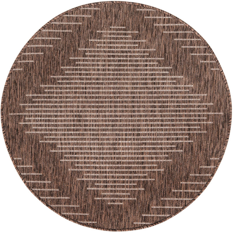 Wallington Striped Indoor Rug, Round 3'3"