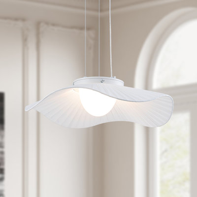1 - Light LED Unique/Statement Fabric Pendant