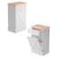 Armoire poubelle inclinable 10 gallons Havant-94564414