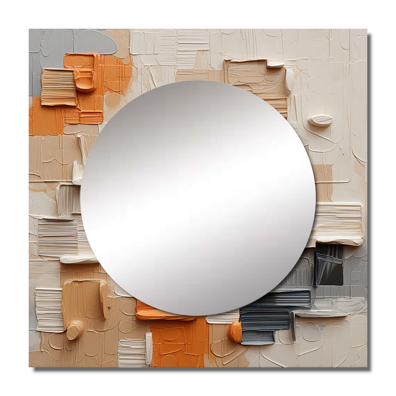 Miroir mural de salon Libnah - Wizards, 23 po x 23 po