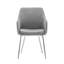 Centanne Fabric Dining Chairs with Chrome Legs-217170675