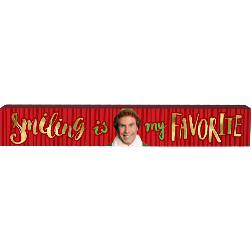 Elf Long Wood Sign