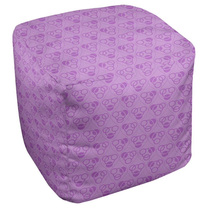 Upholstered Ottoman, Violet