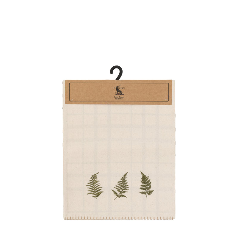 Autumn Woodland Check Table Runner 360x1800mm