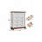 Wood Storage 5 Drawer Dresser Chest