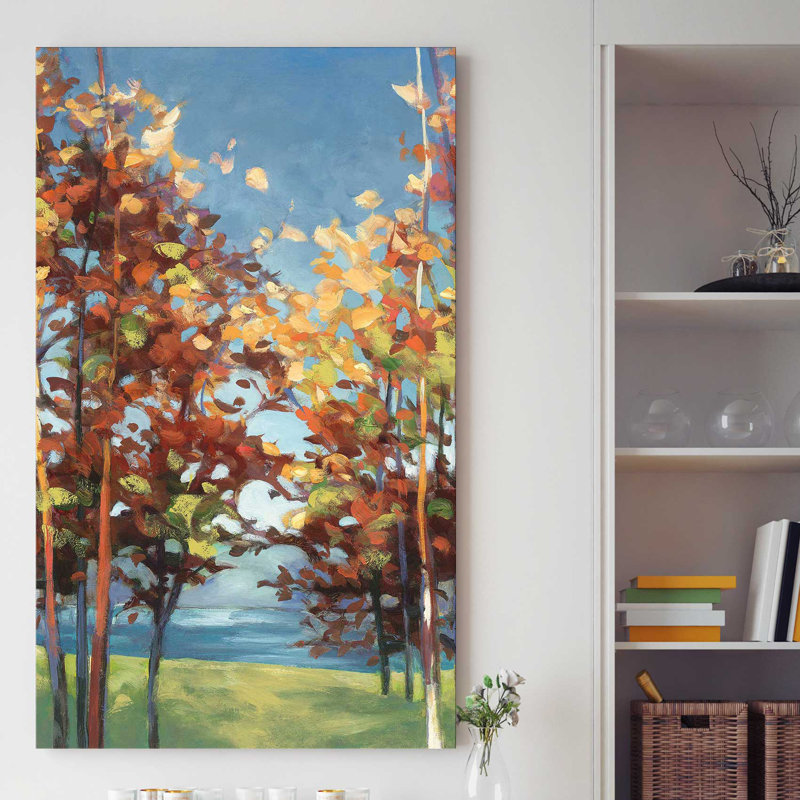«Kaleidoscope III», reproduction de peinture acrylique, H 60 po x l 36 po x P 1,5 po, Toile tendue