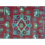 Wool Oriental Area Rug in Red/Light Green