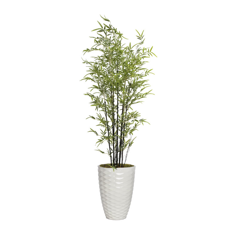 Bambou artificiel 82,9 po en pot