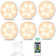 Modern Motion Sensor Wall Light, LED Night Light, Warm White, Set Of 6 - Dimmable, USB Rechargeable