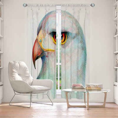 Paire de rideaux obscurcissant avec passe-tringle Delaughter Room