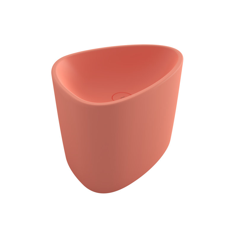 Etna Monoblock Basin - 44x58x44cm 0TH, Matte Salmon
