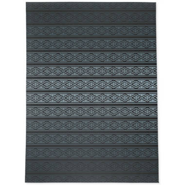 Kavka Odin Rectangle Water Resistant Chair Mat with Straight Edge