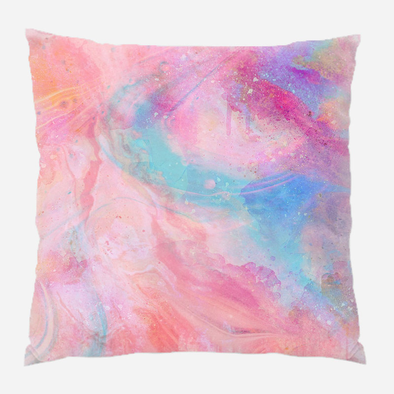Caselli Throw Pillow, Indoor, Microsuede