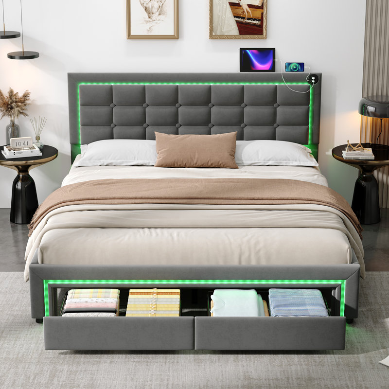 Metal Bed, Double (4'6)