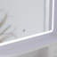 Dressing Table With LED 3-Colour Illuminated Mirror And Power Outlet-1892567955