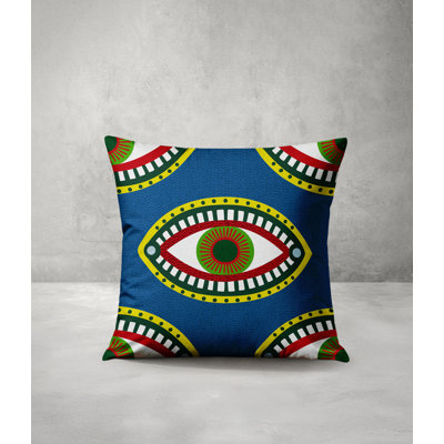 Evil Eye  Square Throw Pillow