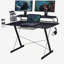 Bureau d'ordinateur avec tablette Sport TS-200, noir