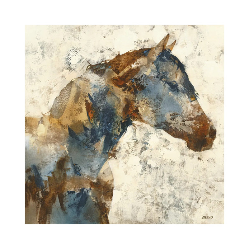 Horse Portrait by Scott Brems - Gallery-Wrapped Canvas Giclée on Canvas, No Frame, 30.48 cm H x 30.48 cm W