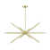 Asherah 10 - Light Dimmable Sputnik Modern Linear Chandelier