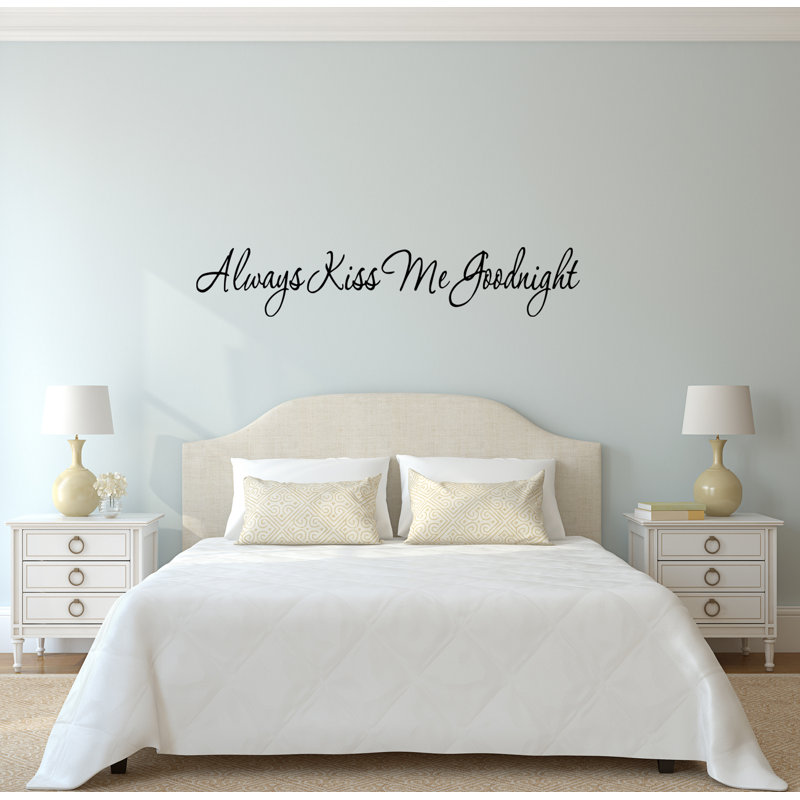 Text & Numbers Wall Decal, 5" H x 22" W x 0.01" D