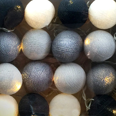 Misti LED Cotton Ball String Light