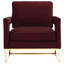 Fauteuil en velours l 33,5 po Isabel-135003546