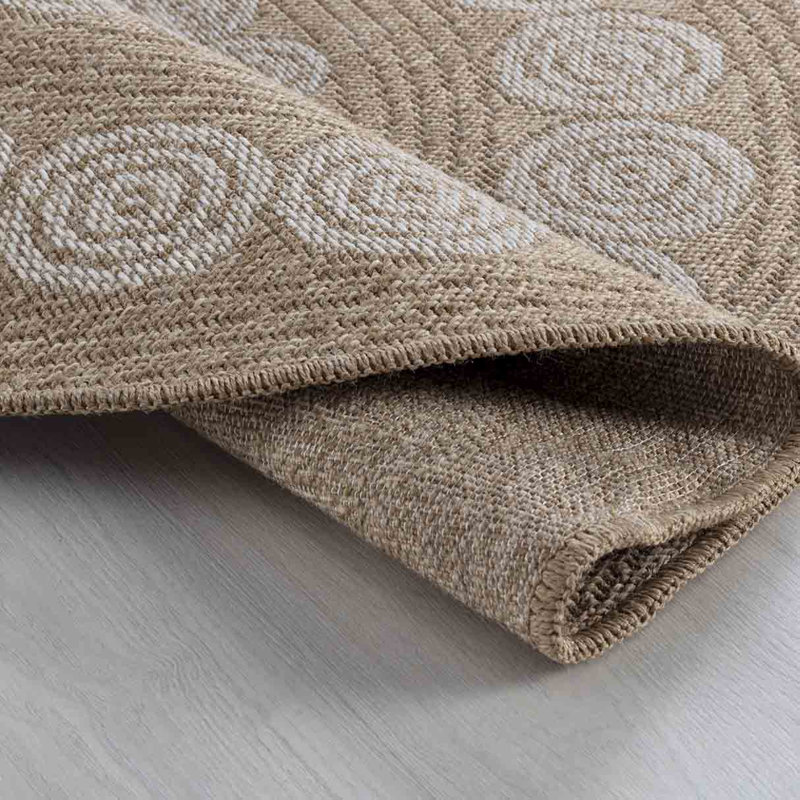 Whalan Geometric Area Rug, Round 120cm