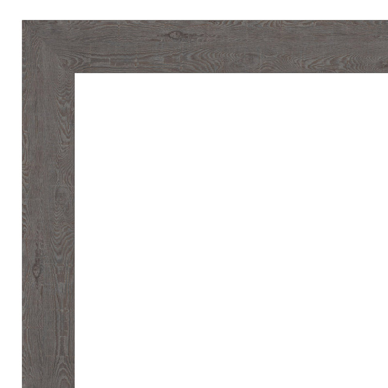 Alissone Flat Wall Mirror, Gray, 35.5" x 45.5"