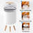Motion Sensor Trash Can With Lid, 3 Gallon / 11 L Automatic Bathroom Trash Can, Touchless Trash Bin, Smart Plastic Garbage Can With Removable Legs,(White)