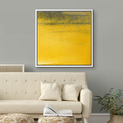 «Faded Yellow Textured Effect», impression sur toile