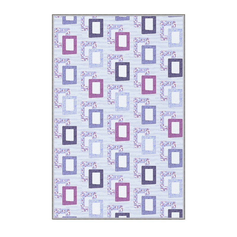Premium Hall Carpet, 2.6 x 9.8 ft, 100% Polyester, 0.3 in Pile Height | Antibacterial, Non-Slip PVC Felt Dot Underside | Machine Washable, 3D Digital Printing | Durable & Stylish for Home Décor