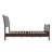 Arite Solid Wood Low Profile Sleigh Platform Bed with Matching Footboard-1653540576-1653540604