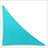 Colourtree Triangle Sun Shade Sail Canopy Fabric Cloth Screen, Water Permeable & UV Block UPF50-49807243-92661579
