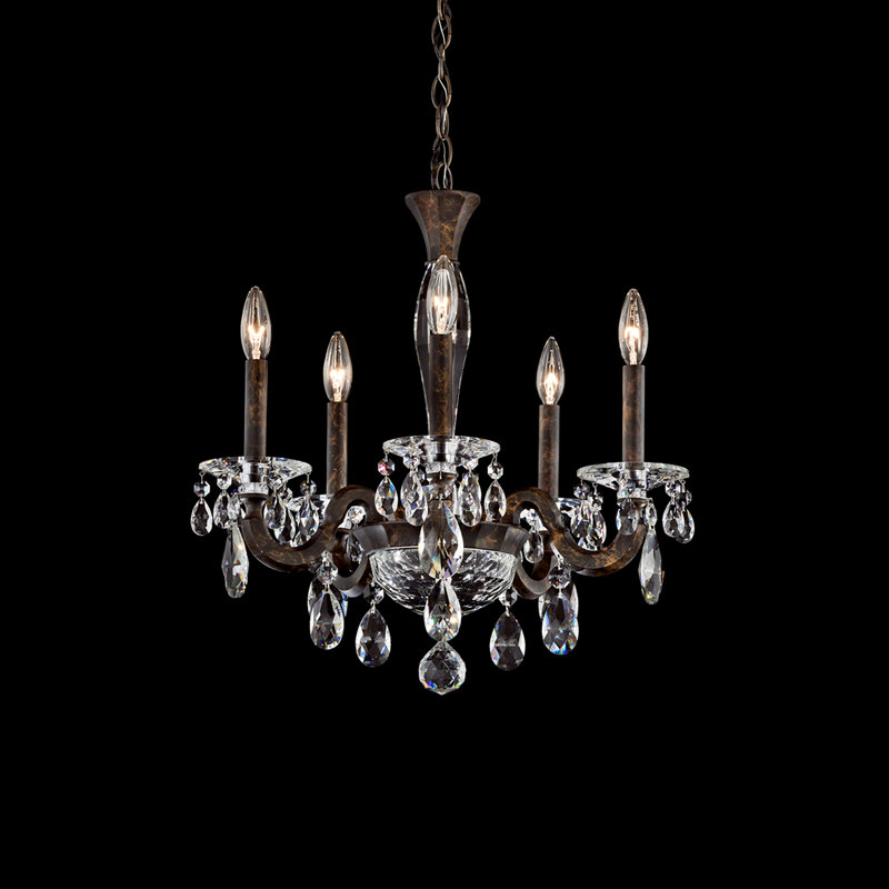 San Marco 5 - Light Chandelier, Heirloom Bronze