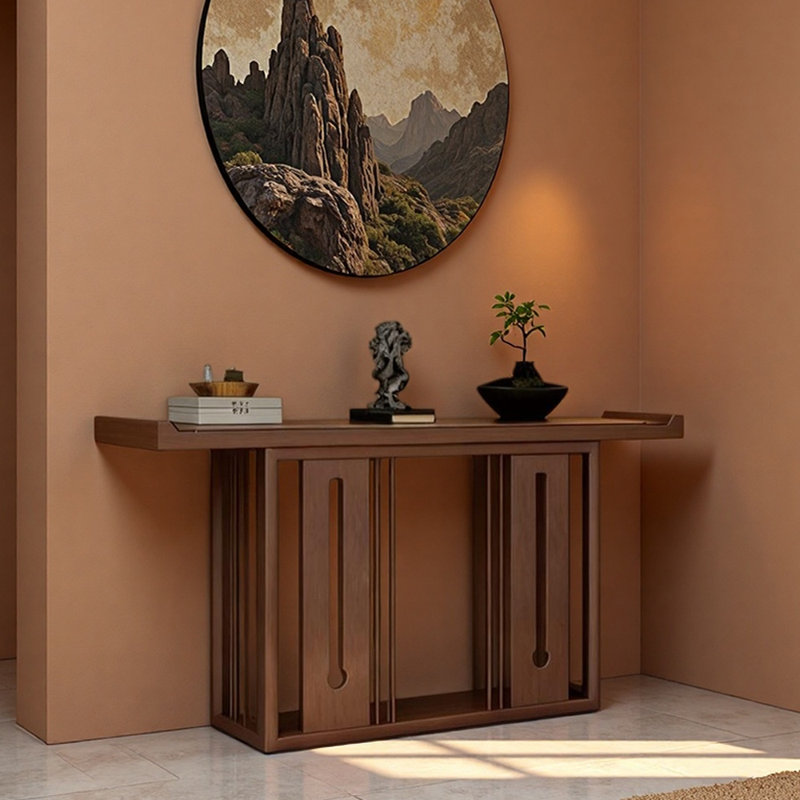 Nouvelle console de style chinois, H 35,4 po x l 55,1 po x P 15 po