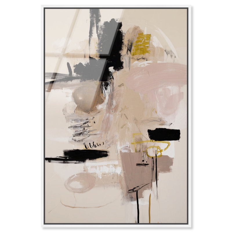 «Obsidian Layer II», reproduction murale encadrée par Art Remedy, cadre blanc, 10 x 15, 16"H x 11"W, White Frame