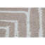 Tapis en laine noué à la main en blanc / brun-6614170