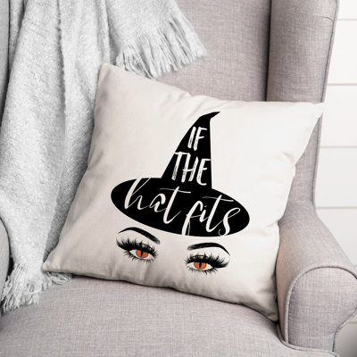  If the Hat Fits Square Pillow Cover & Insert