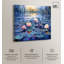 Art mural bleu Lilipads Blues par Art Remedy-102547170-102547166