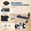 Pilates Reformer, équipement de Pilates pliable avec planche à sauter, ressorts et cordons, résistance réglable pour une utilisation à la maison et à l'entraînement en salle de sport, machine de Pilates pour tous les niveaux