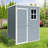 RED GINGER 88 INC 5Ft X 3Ft Resin Outdoor Storage Shed Plastic Garden ...